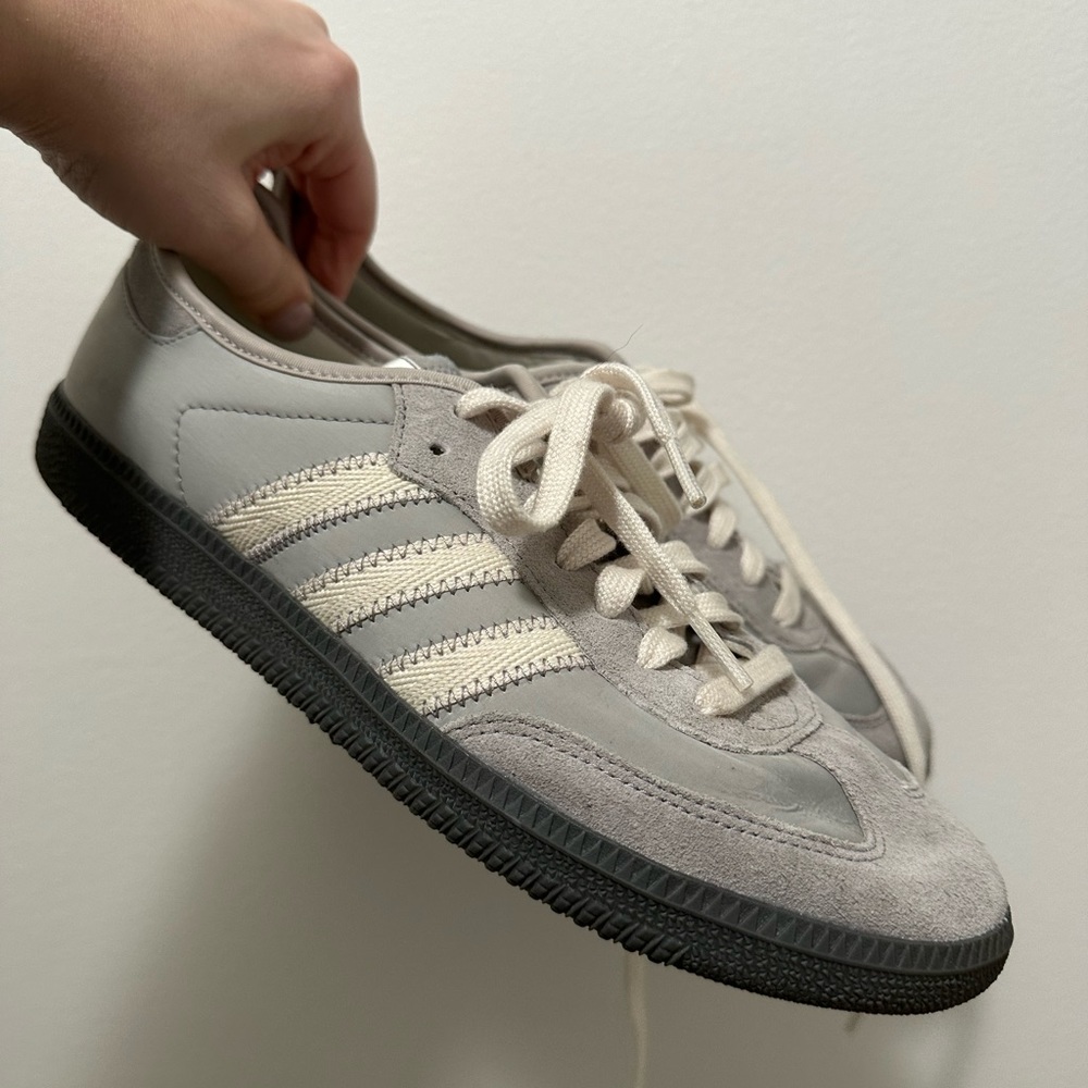 Men’s Adidas x CP Company Samba in Granite and Off White
